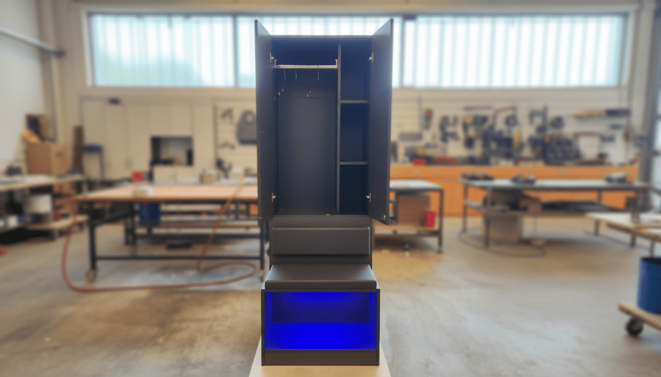 Armadio spogliatoio squadra tennis